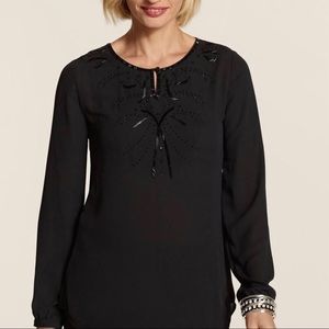 Chico’s Beautiful Beads Brooke Top
